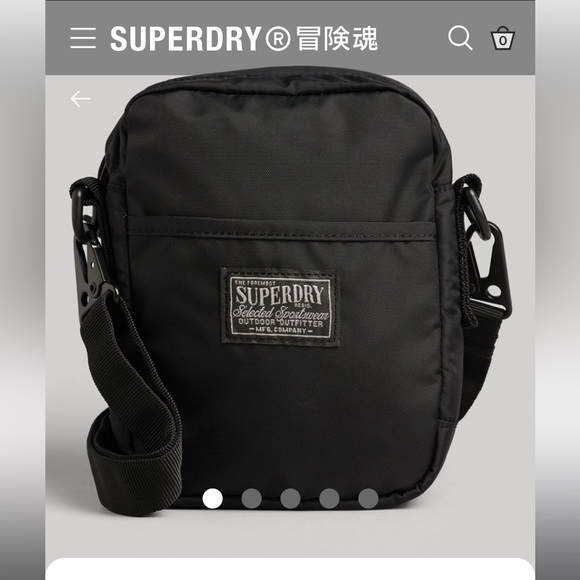 BNWT - Superdry Vintage Max Climber Sidebag - black - o/s - Picture 5 of 14